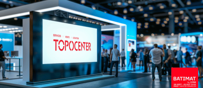 mise en avant : Topocenter participe au salon Batimat 2026